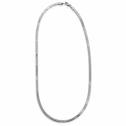 Classic Floral-Engraved Chain